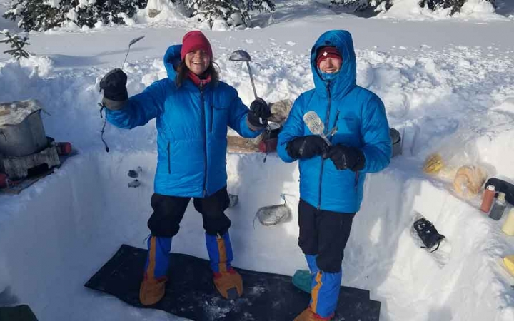 gap year winter camping program